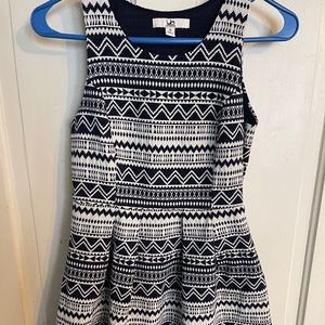 Geometric mini dress